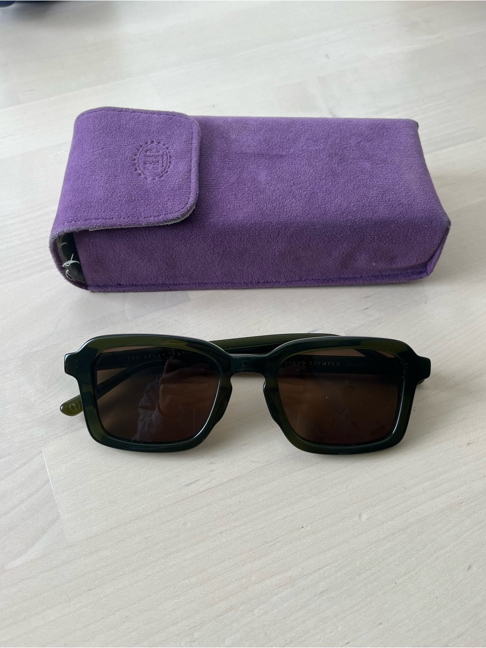 Crap Eyewear The Heavy Tropix in Green with Purple Case